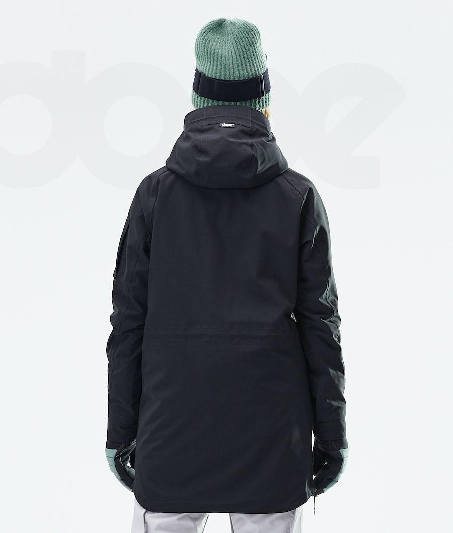 Dope Annok Long W Snowboardjacken Damen Schwarz | CH1652JJ