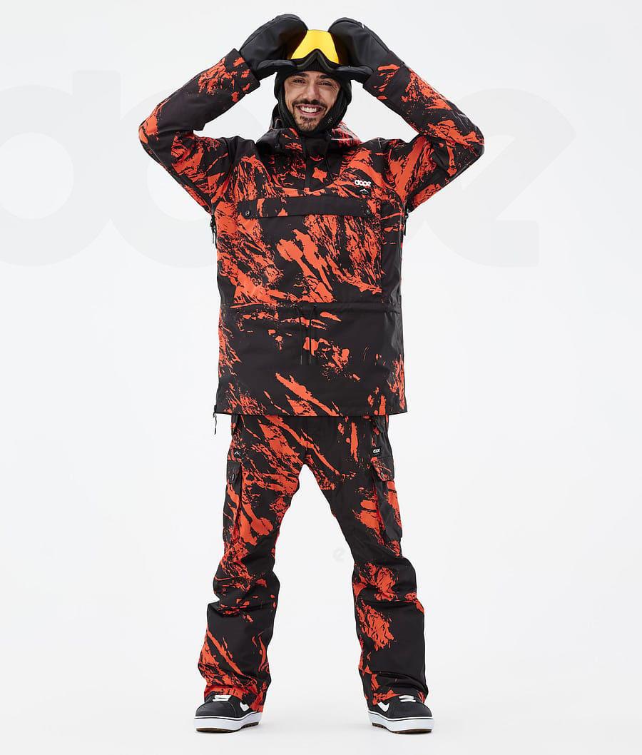 Dope Annok Paint Snowboardjacken Herren Orange | CH2309BC