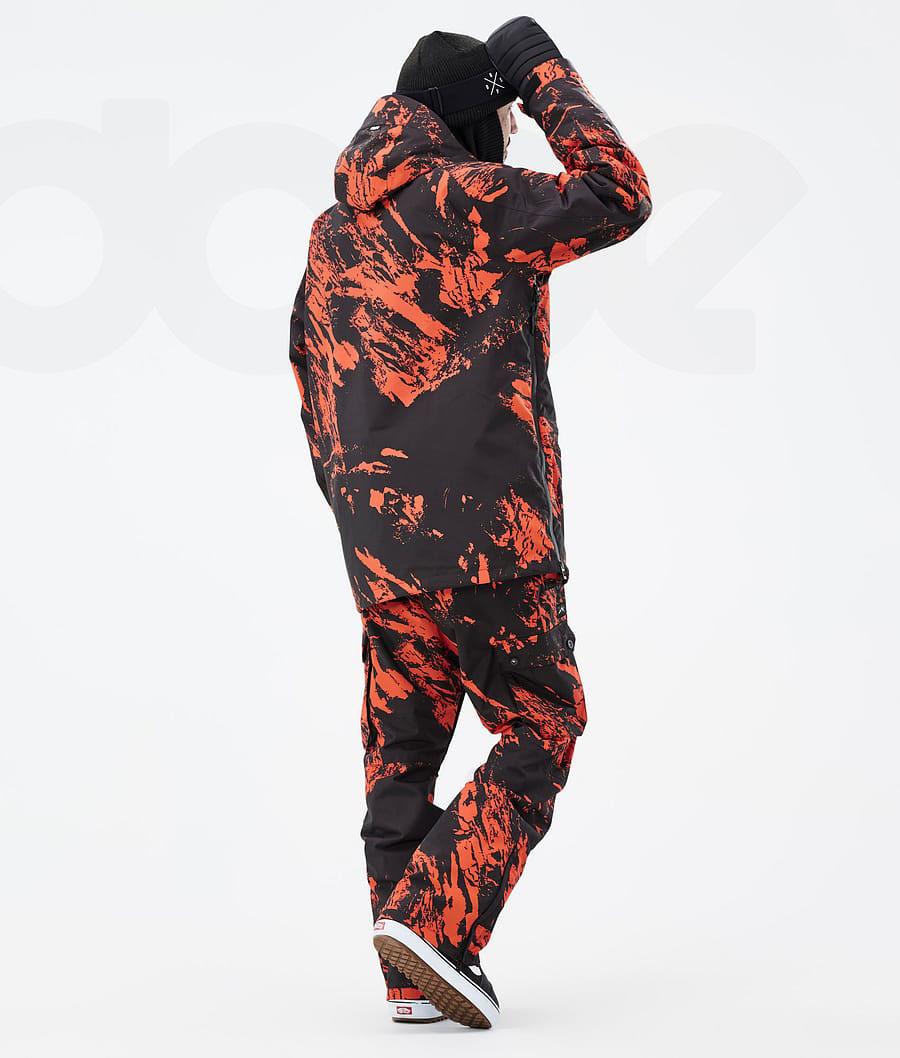 Dope Annok Paint Snowboardjacken Herren Orange | CH2309BC