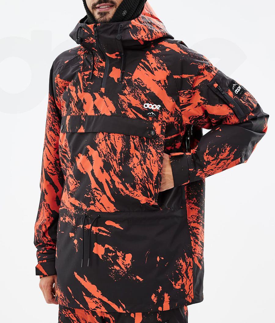 Dope Annok Paint Snowboardjacken Herren Orange | CH2309BC