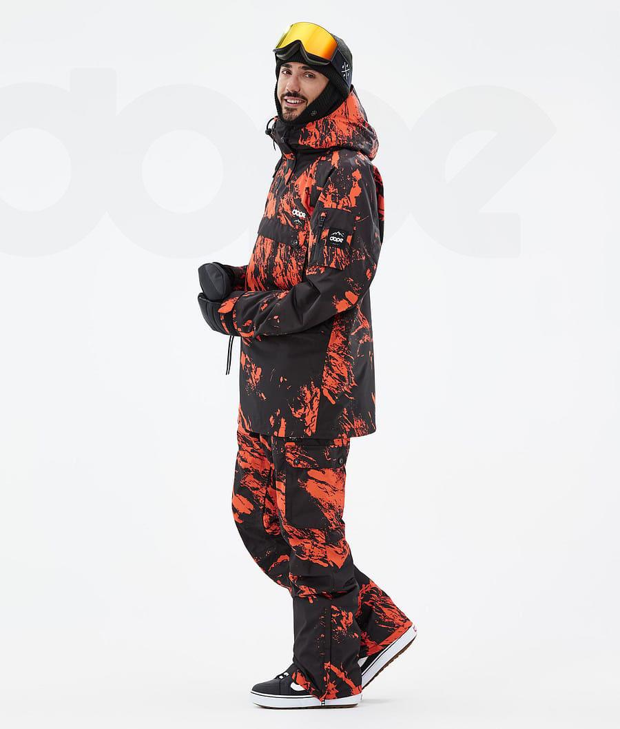 Dope Annok Paint Snowboardjacken Herren Orange | CH2309BC