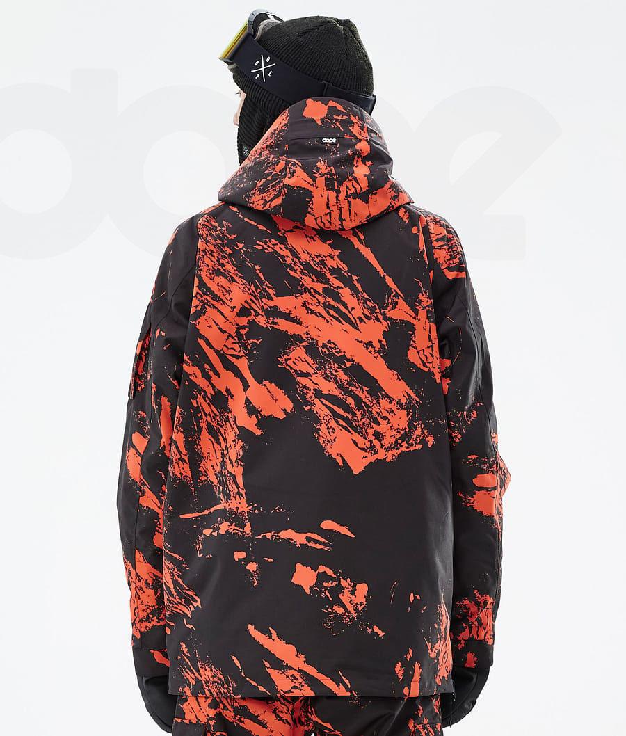 Dope Annok Paint Snowboardjacken Herren Orange | CH2309BC