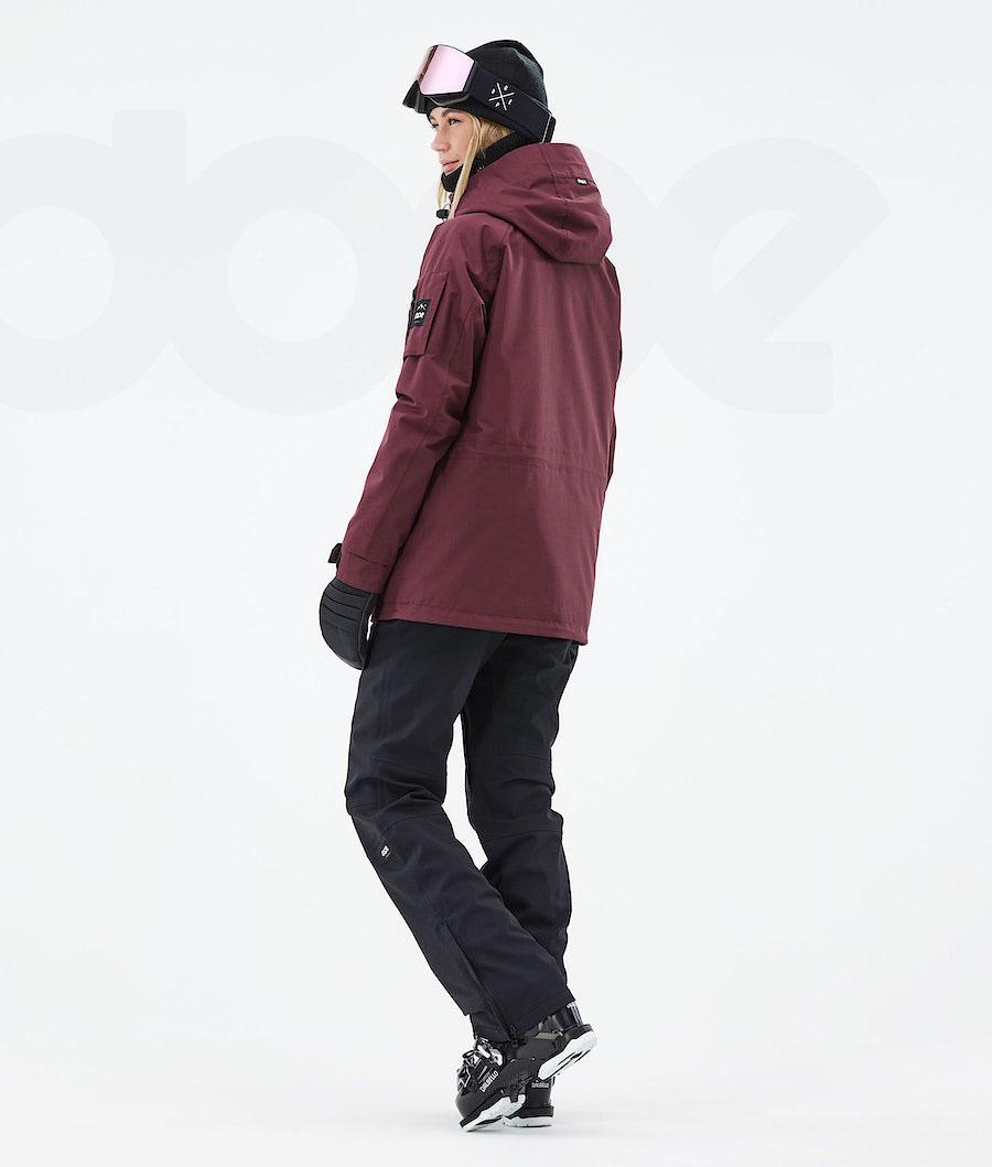 Dope Annok W 2021 Skijacken Damen Bordeaux | CH1468GL