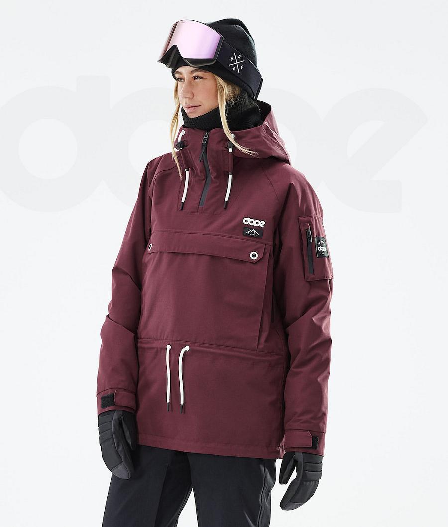 Dope Annok W 2021 Skijacken Damen Bordeaux | CH1468GL