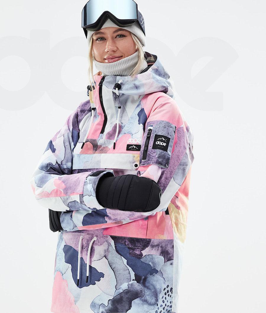 Dope Annok W 2021 Skijacken Damen Rosa Mehrfarbig | CH1470JJ