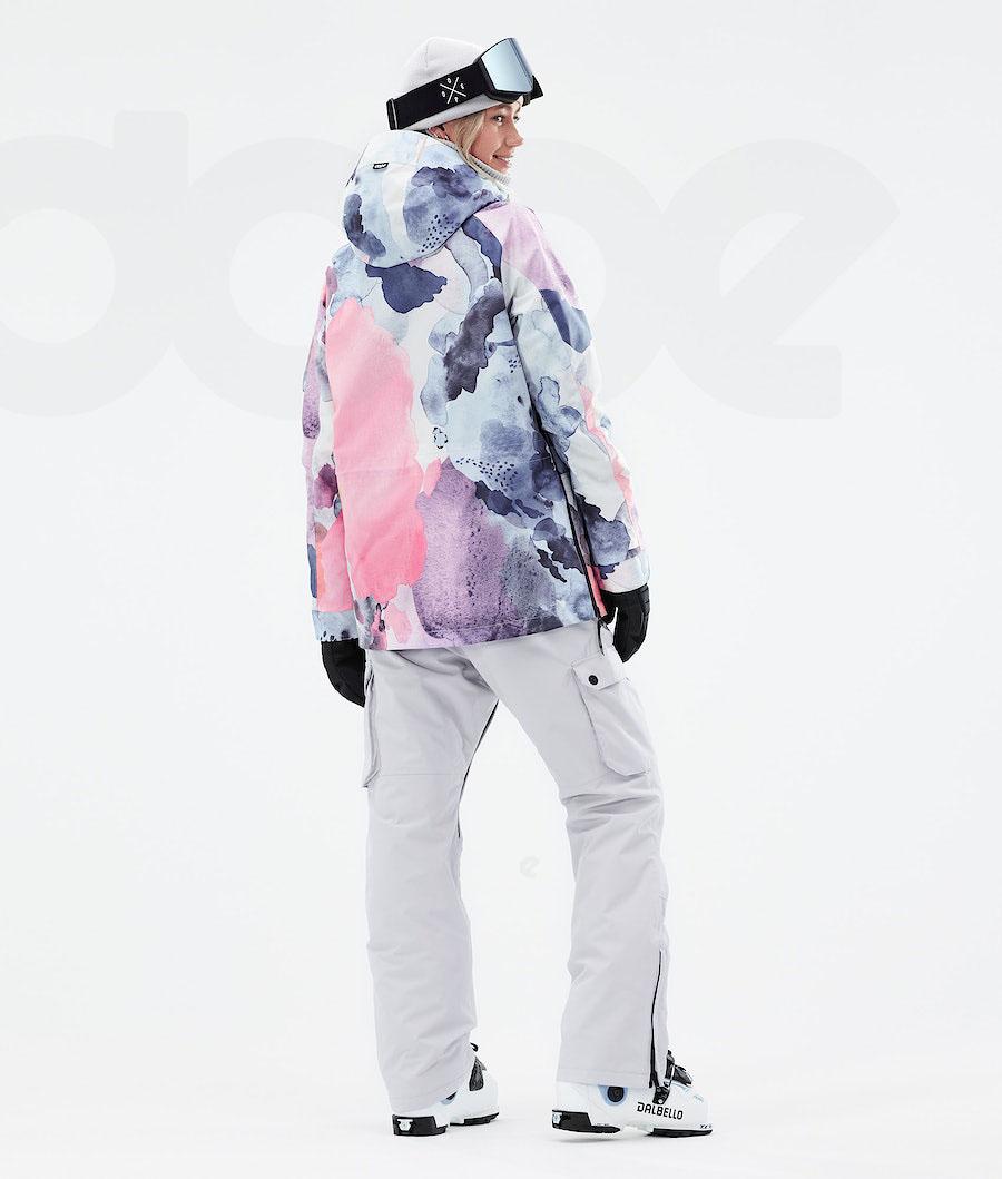 Dope Annok W 2021 Skijacken Damen Rosa Mehrfarbig | CH1470JJ