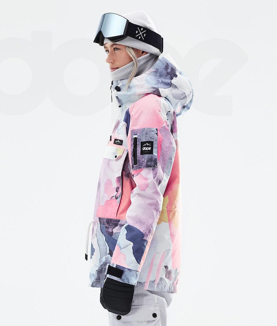 Dope Annok W 2021 Skijacken Damen Rosa Mehrfarbig | CH1470JJ