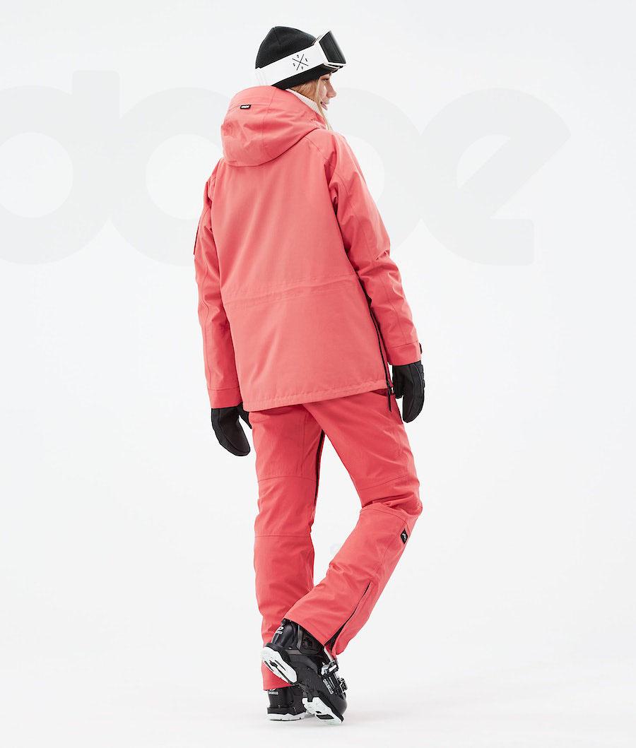 Dope Annok W 2021 Skijacken Damen Rot | CH1473ZG