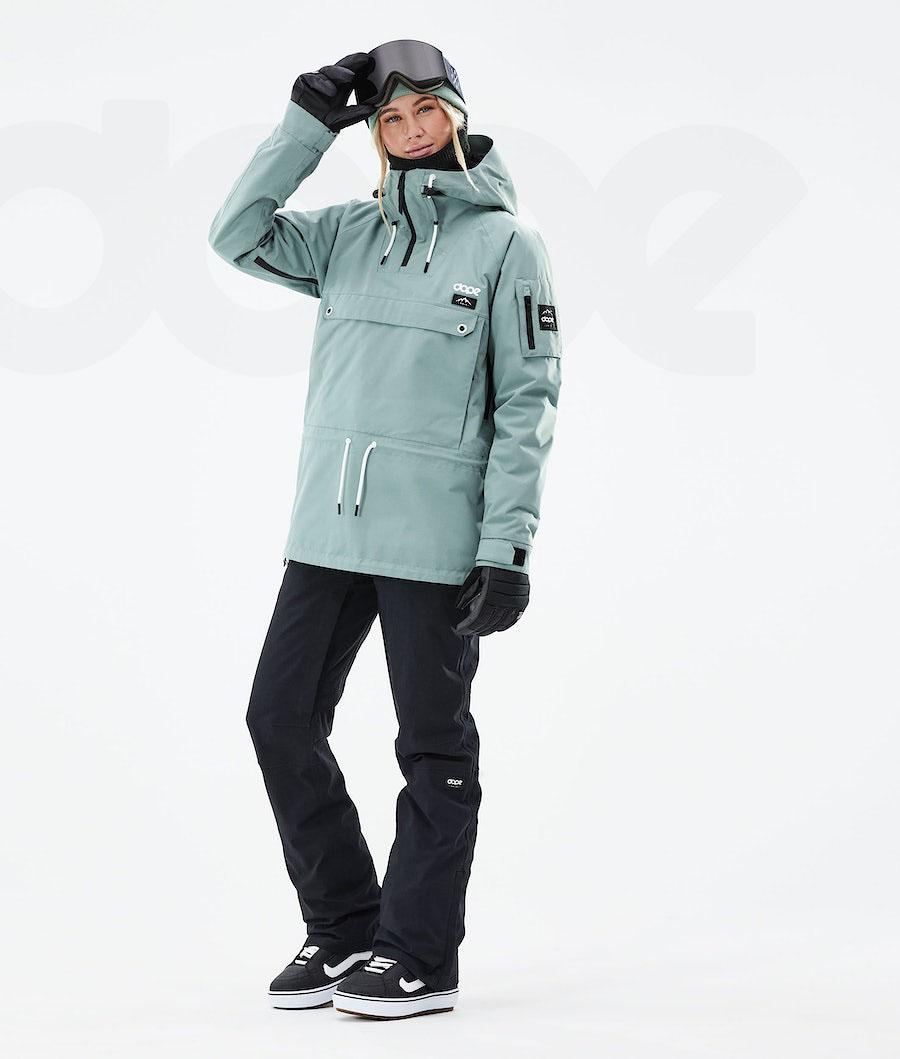 Dope Annok W 2021 Snowboardjacken Damen Grün | CH1636QZ