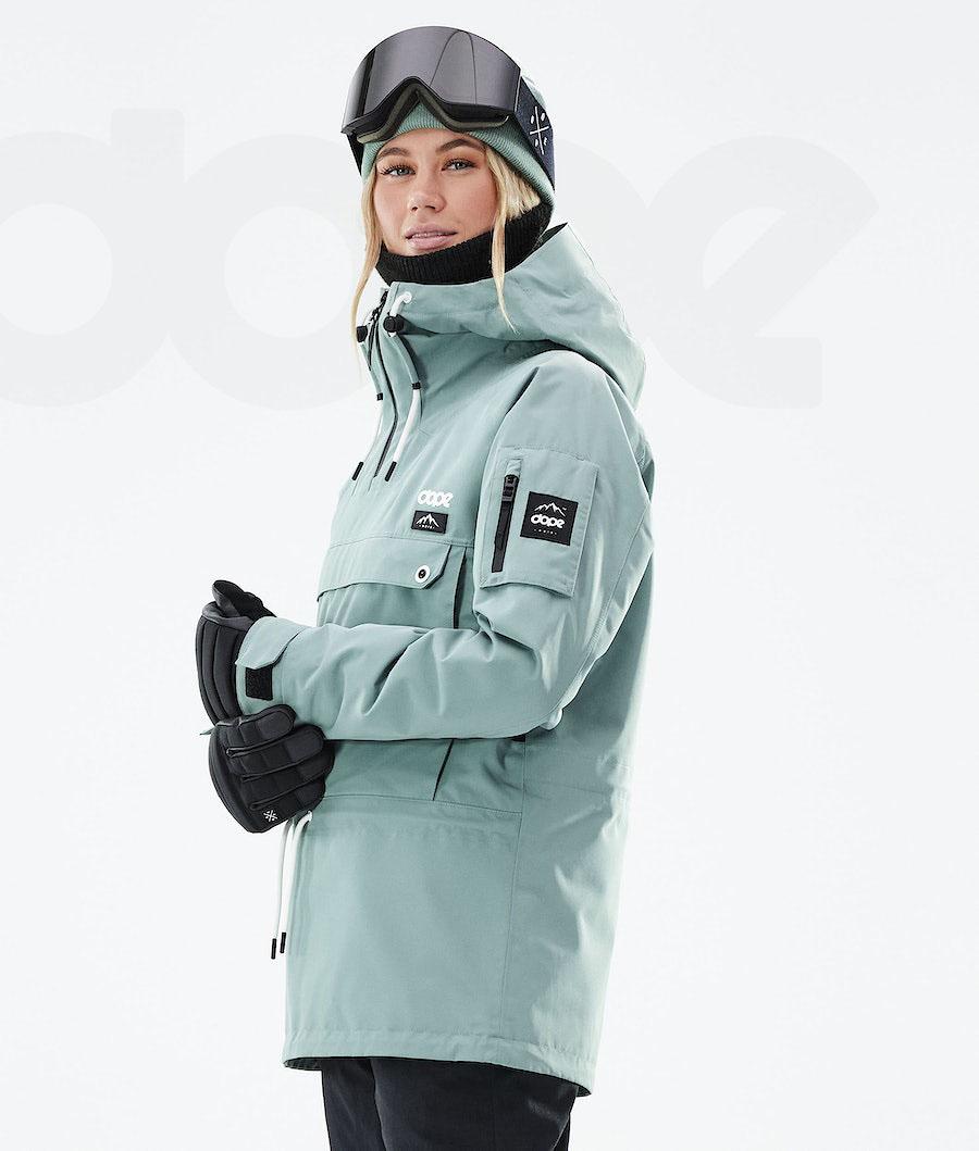 Dope Annok W 2021 Snowboardjacken Damen Grün | CH1636QZ