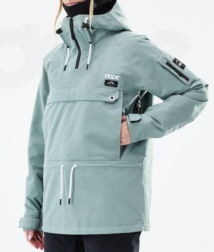 Dope Annok W 2021 Snowboardjacken Damen Grün | CH1636QZ