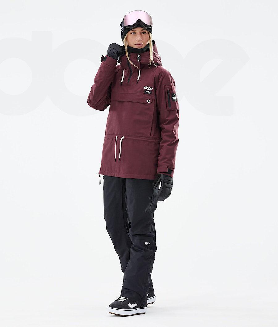 Dope Annok W 2021 Snowboardjacken Damen Bordeaux | CH1637WY