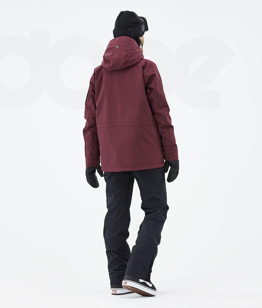 Dope Annok W 2021 Snowboardjacken Damen Bordeaux | CH1637WY