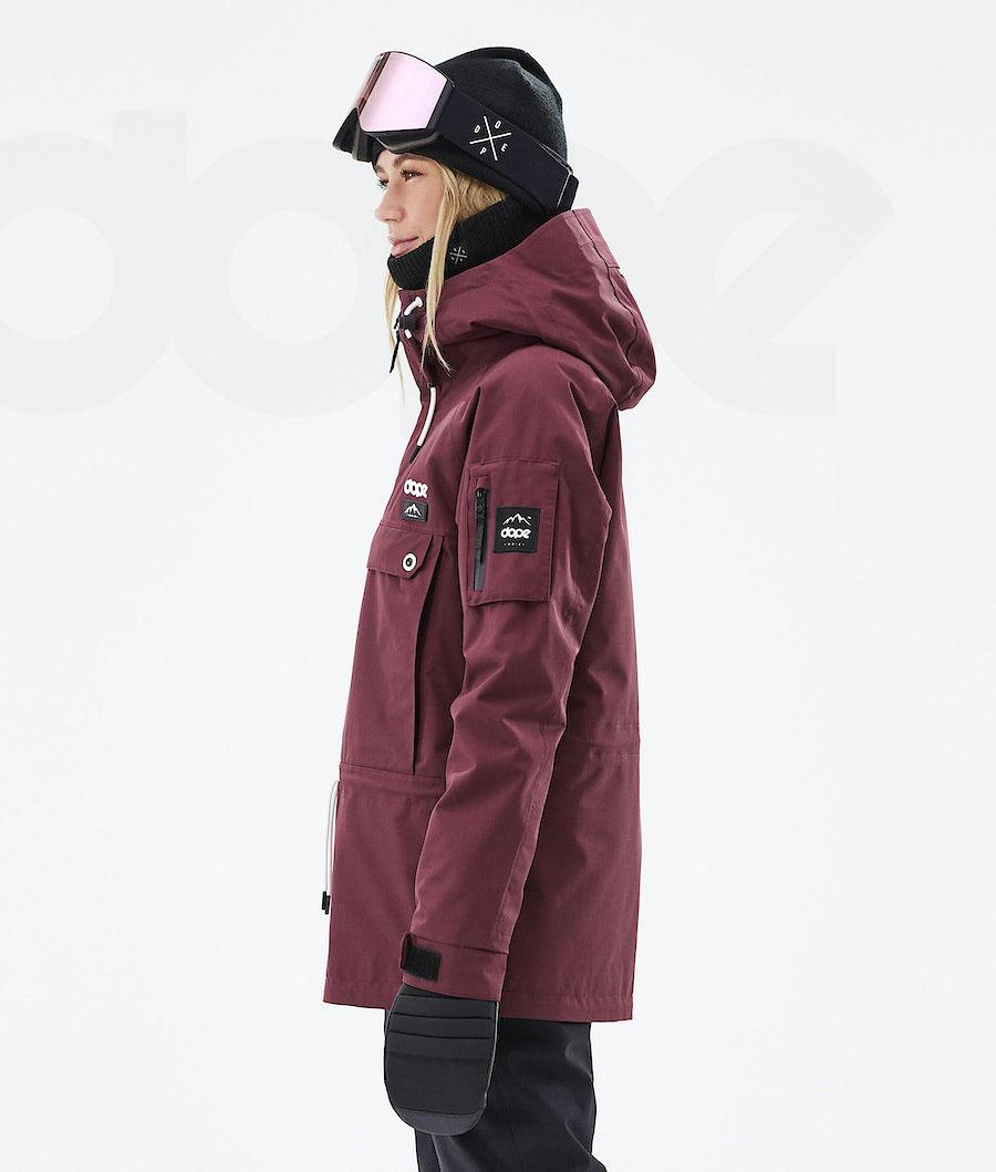 Dope Annok W 2021 Snowboardjacken Damen Bordeaux | CH1637WY