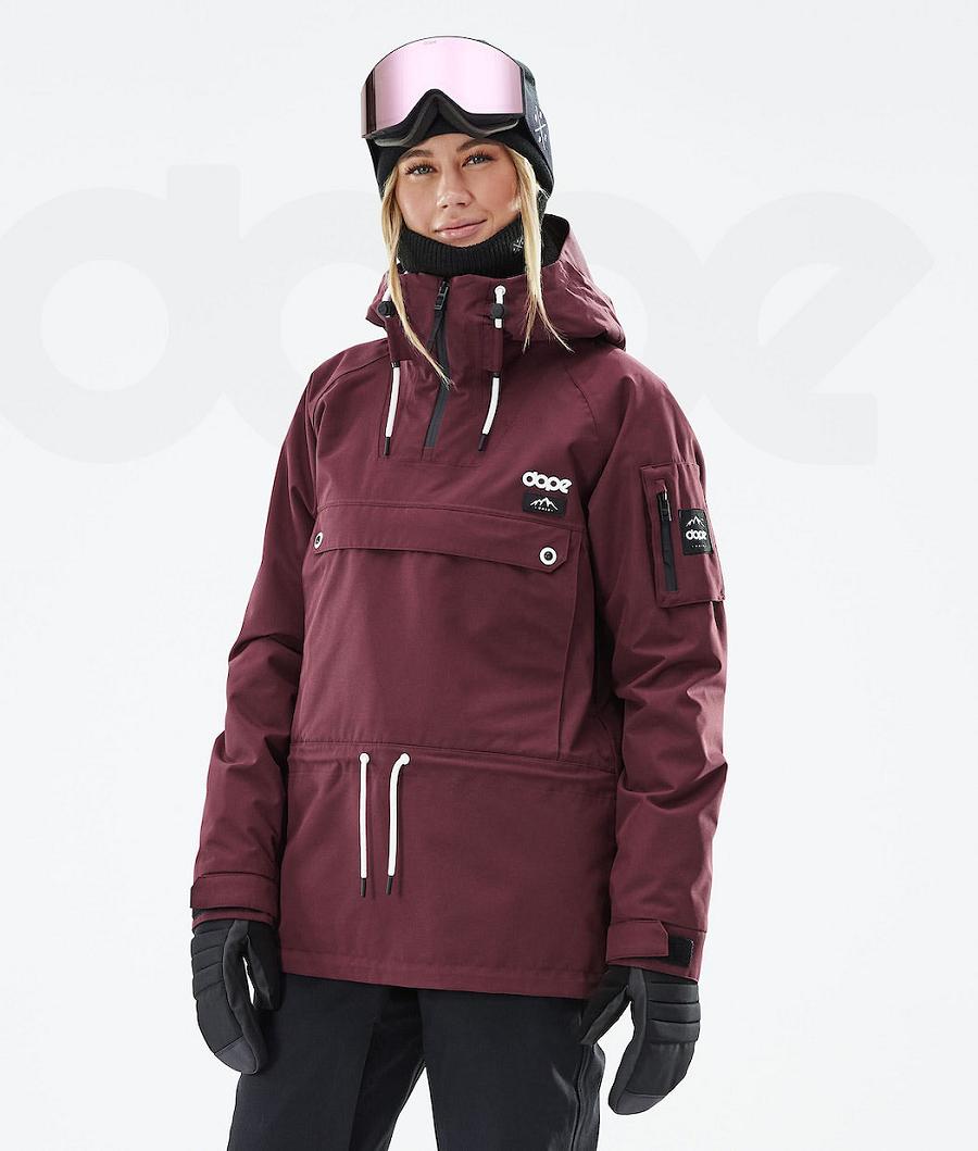 Dope Annok W 2021 Snowboardjacken Damen Bordeaux | CH1637WY