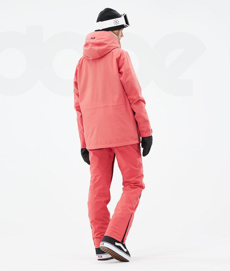 Dope Annok W 2021 Snowboardjacken Damen Rot | CH1639RW