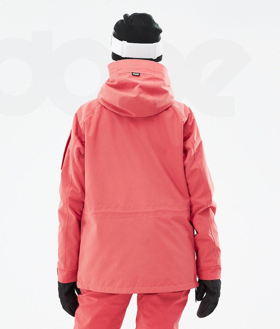 Dope Annok W 2021 Snowboardjacken Damen Rot | CH1639RW