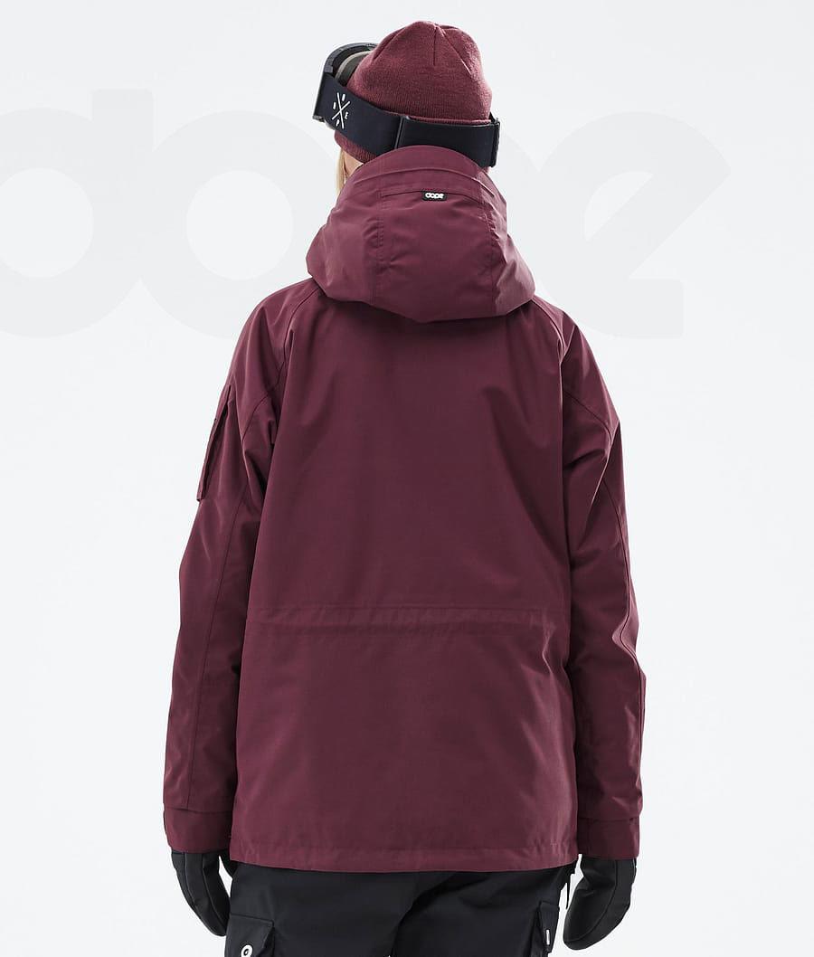 Dope Annok W Don Skijacken Damen Bordeaux | CH1466DN