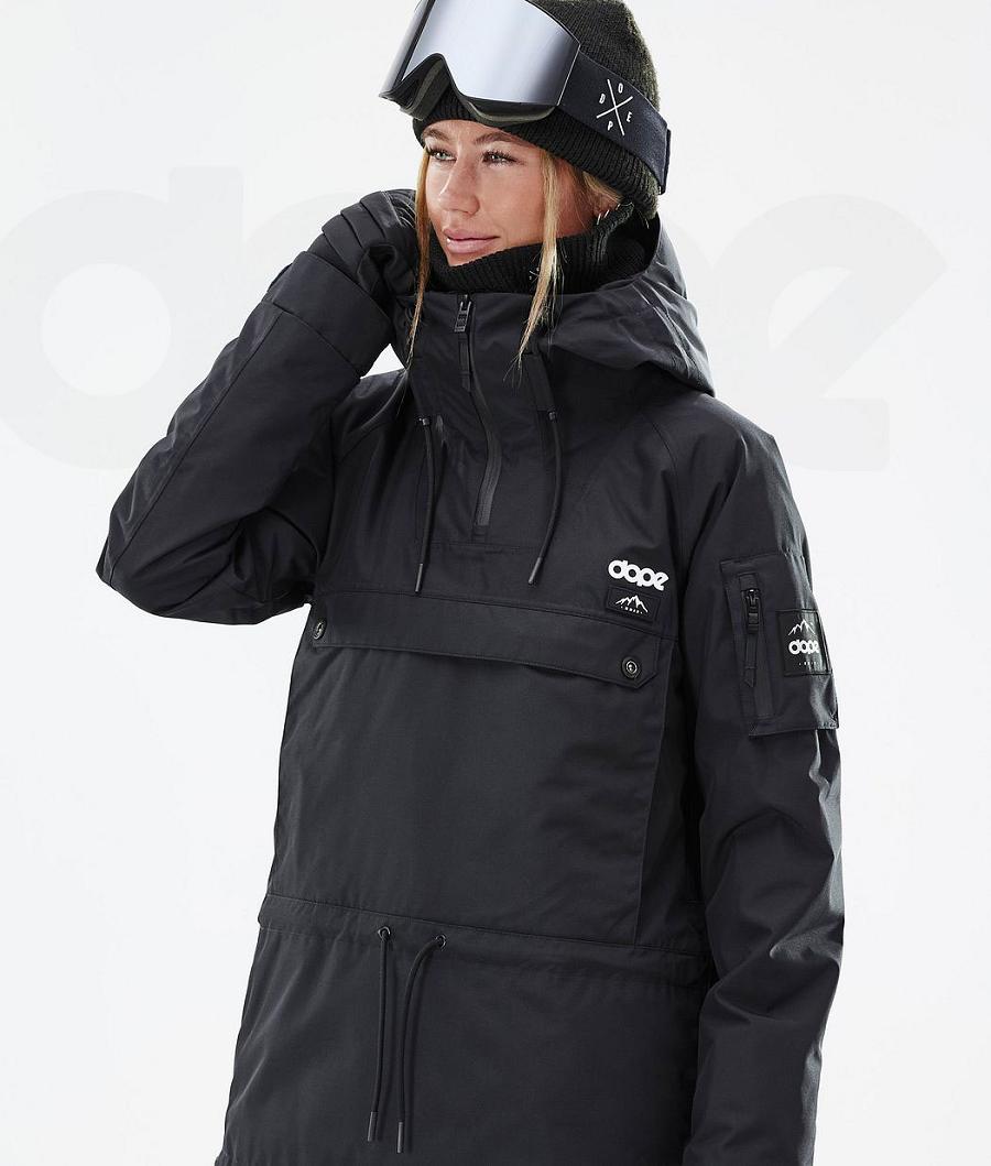 Dope Annok W Snowboardjacken Damen Schwarz Grau | CH1651HK