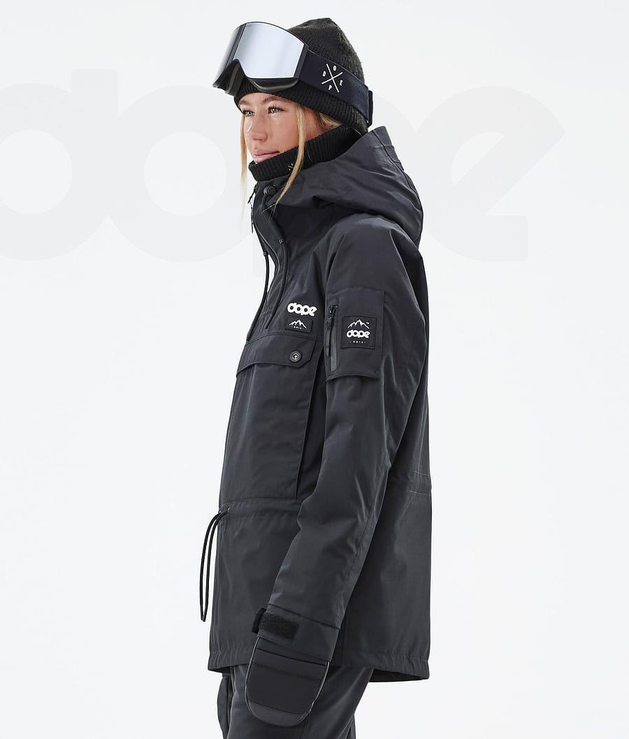 Dope Annok W Snowboardjacken Damen Schwarz Grau | CH1651HK