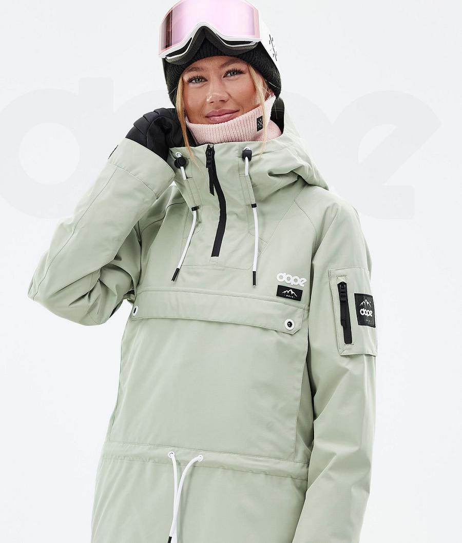 Dope Annok W Soft Snowboardjacken Damen Grün | CH1629ZG