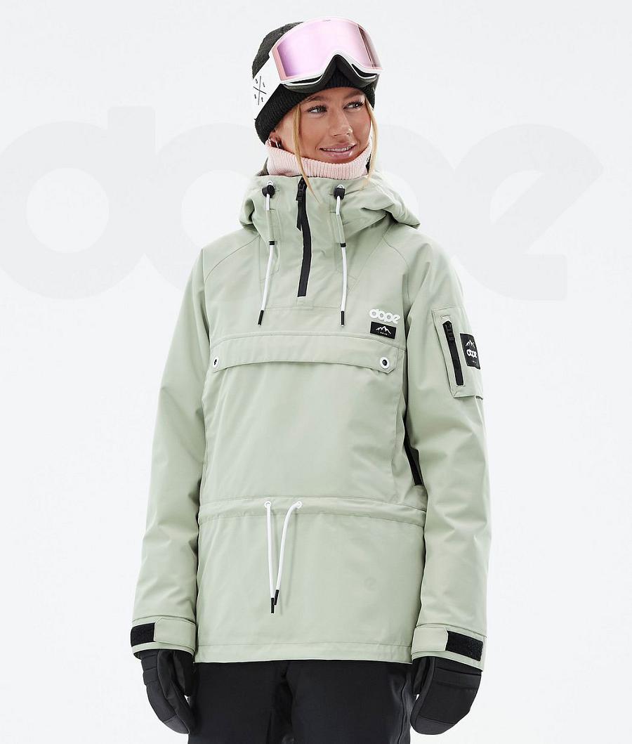 Dope Annok W Soft Snowboardjacken Damen Grün | CH1629ZG