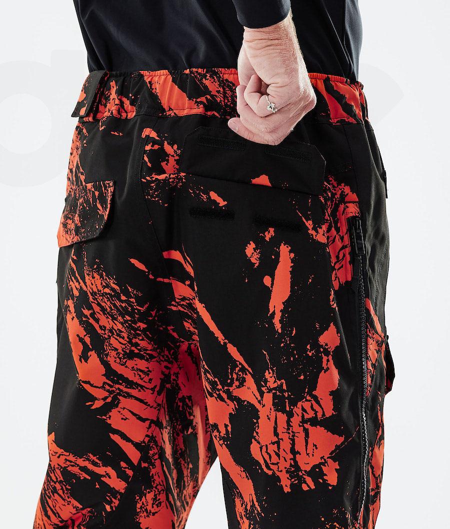 Dope Antek 2021 Paint Ski Hosen Herren Orange | CH2457NB