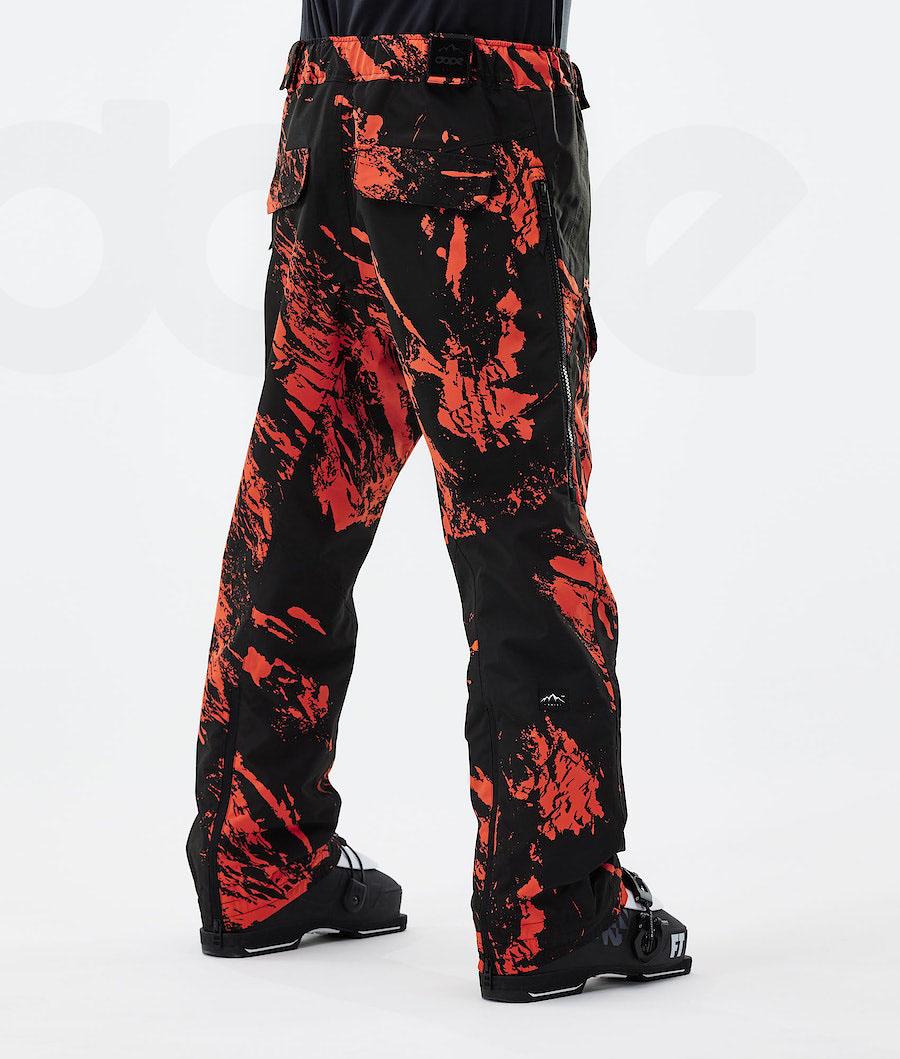 Dope Antek 2021 Paint Ski Hosen Herren Orange | CH2457NB