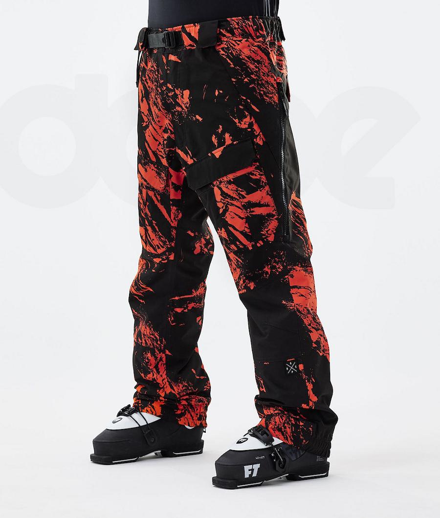 Dope Antek 2021 Paint Ski Hosen Herren Orange | CH2457NB