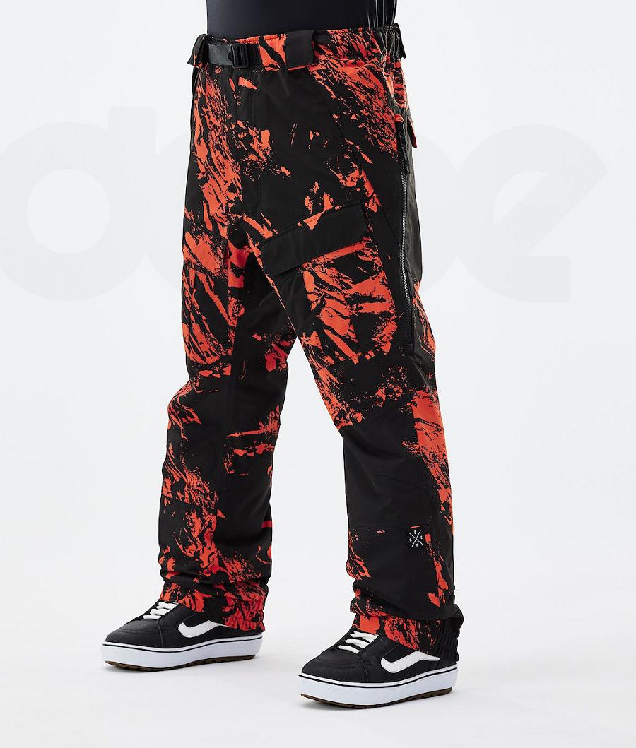 Dope Antek 2021 Paint Snowboardhosen Herren Orange | CH2520FM