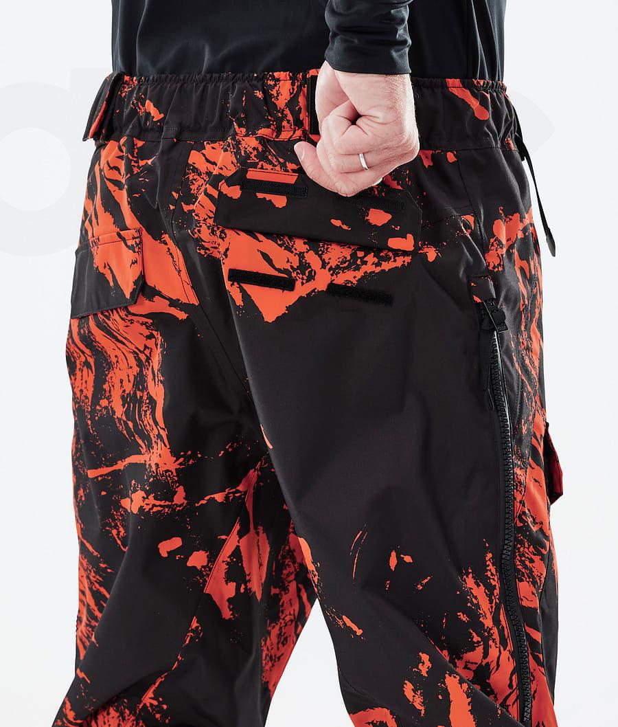 Dope Antek Paint Ski Hosen Herren Orange | CH2456MA