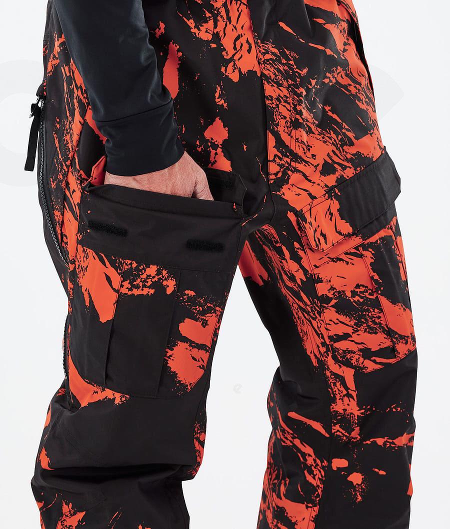 Dope Antek Paint Snowboardhosen Herren Orange | CH2519GL