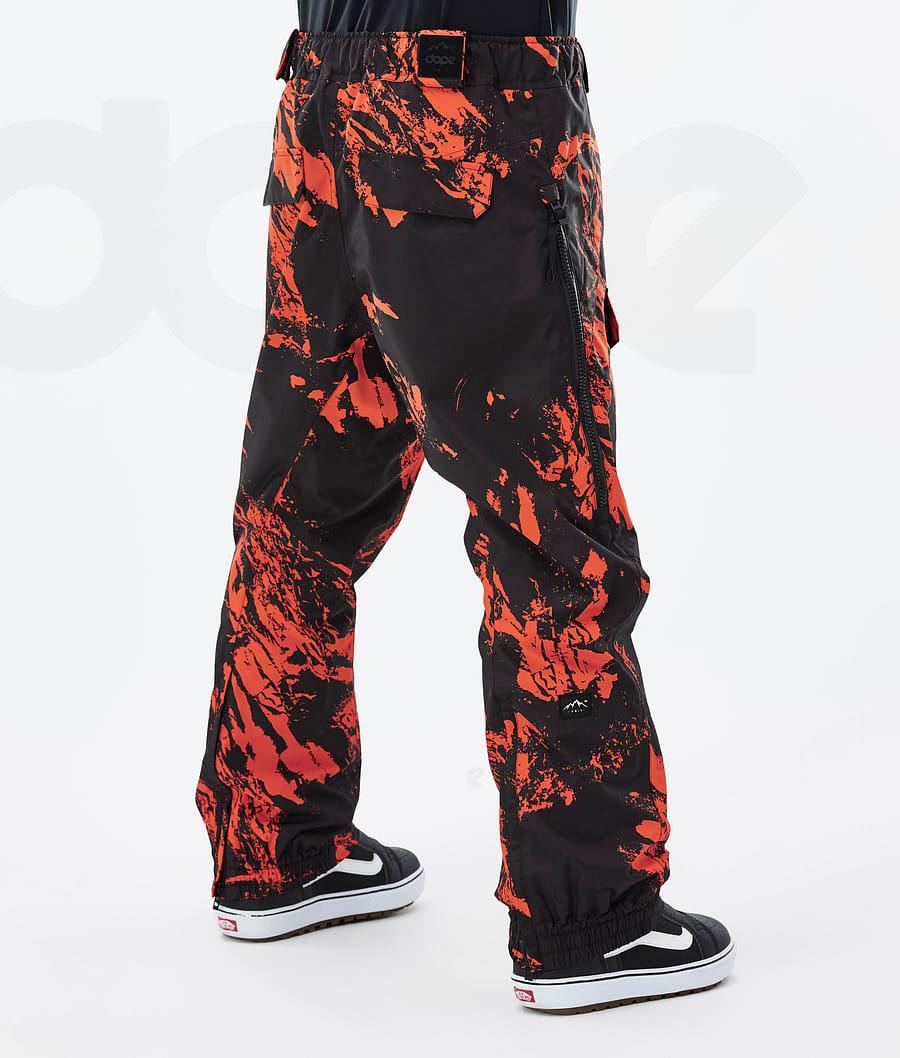 Dope Antek Paint Snowboardhosen Herren Orange | CH2519GL