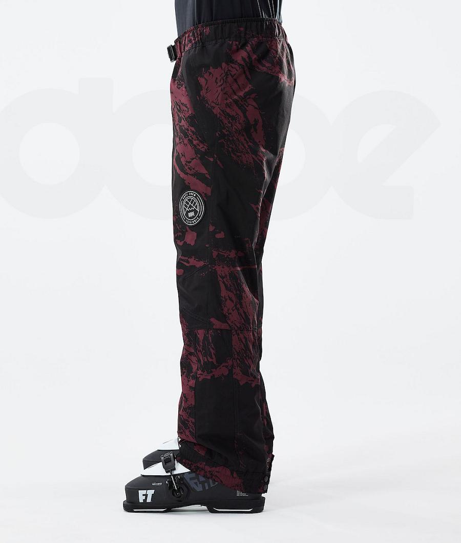 Dope Blizzard 2021 Paint Ski Hosen Herren Bordeaux | CH2439JJ