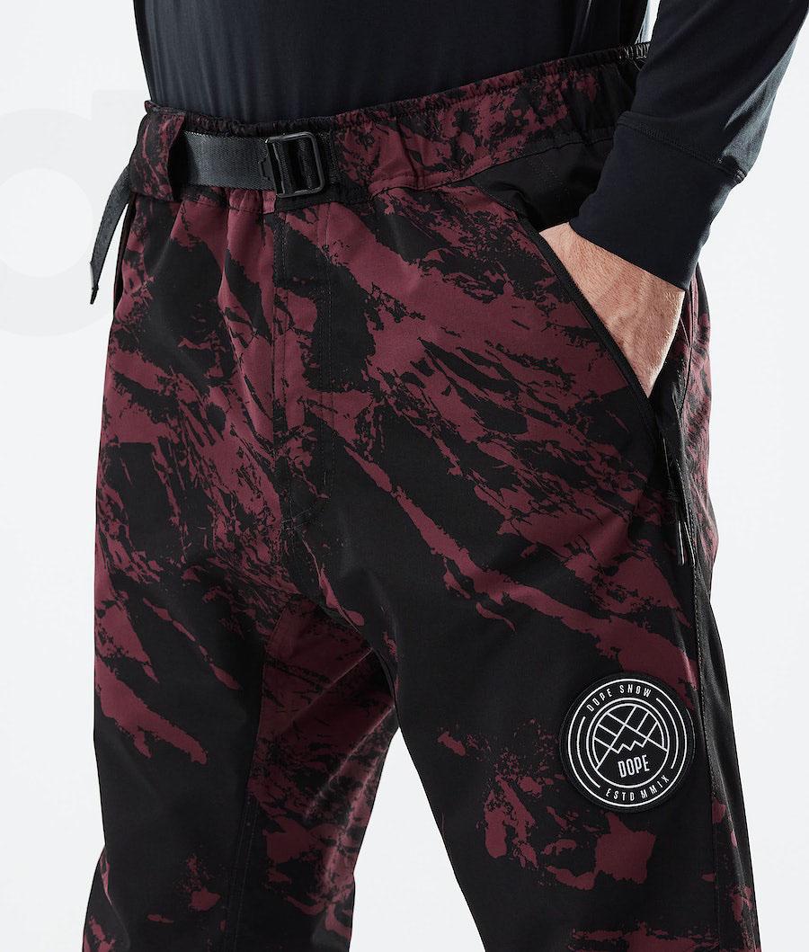 Dope Blizzard 2021 Paint Ski Hosen Herren Bordeaux | CH2439JJ