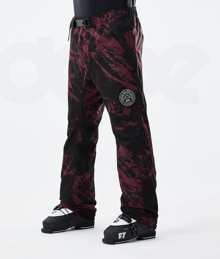 Dope Blizzard 2021 Paint Ski Hosen Herren Bordeaux | CH2439JJ