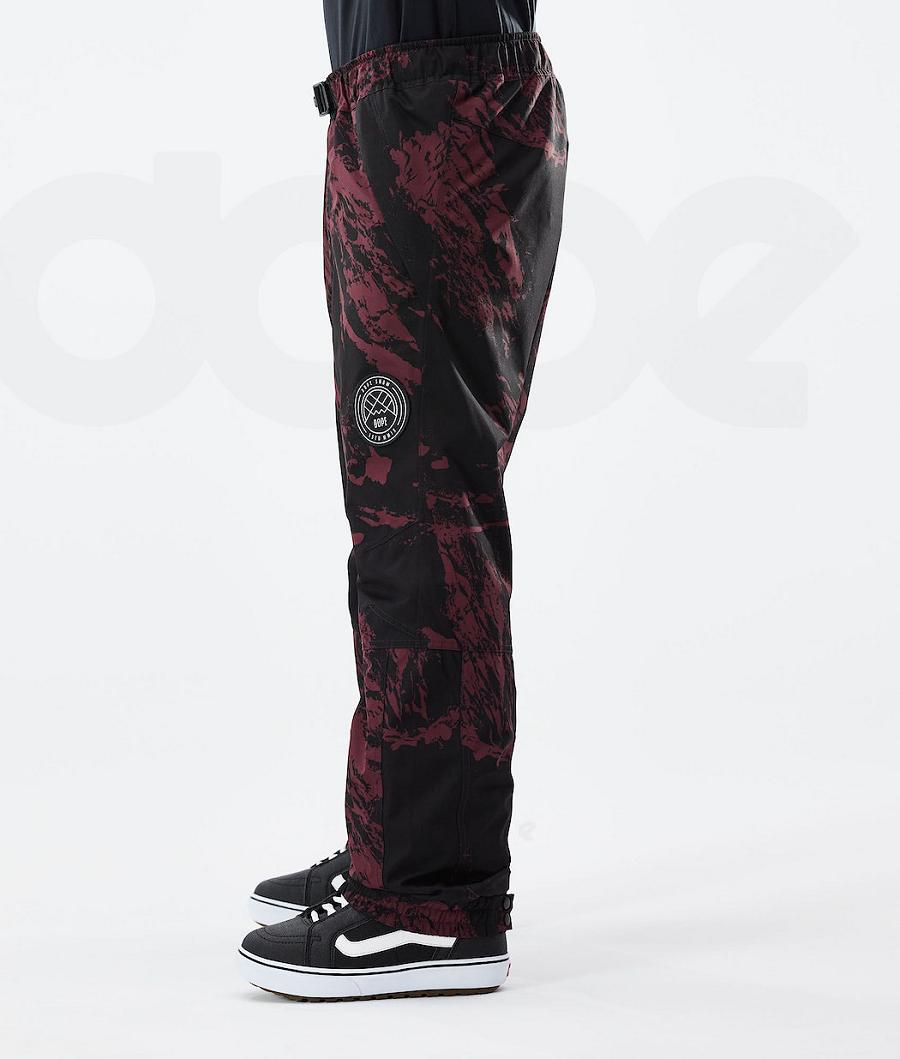 Dope Blizzard 2021 Paint Snowboardhosen Herren Bordeaux | CH2502YU