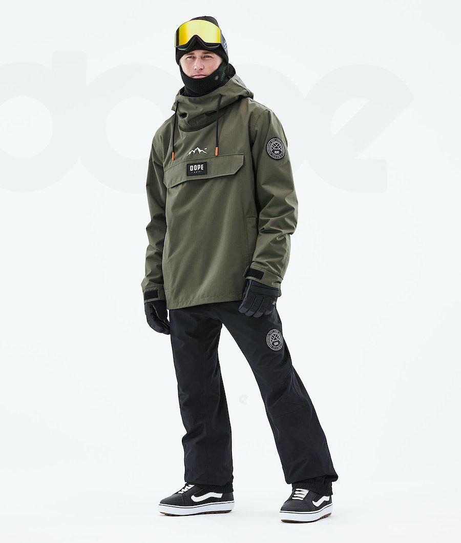 Dope Blizzard 2021 Snowboardjacken Herren Olivgrün Grün | CH2294OR