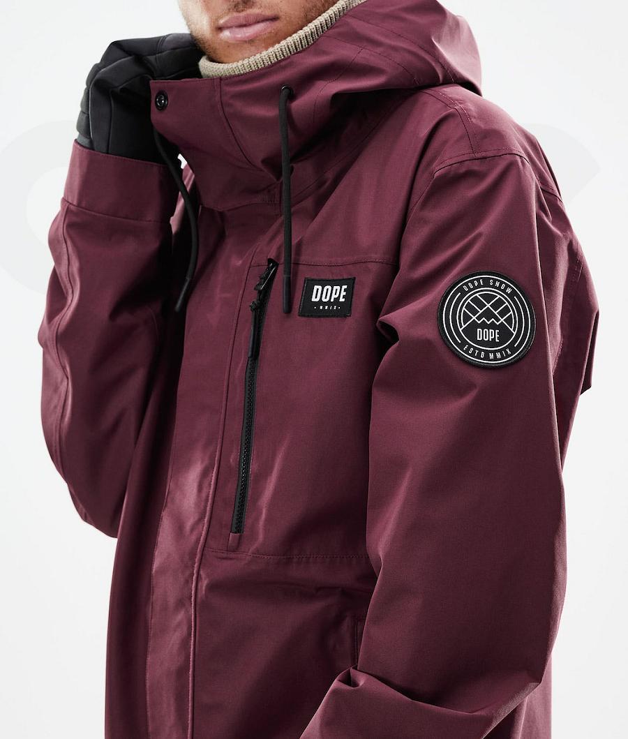 Dope Blizzard Full Zip 2021 Snowboardjacken Herren Bordeaux | CH2291YU