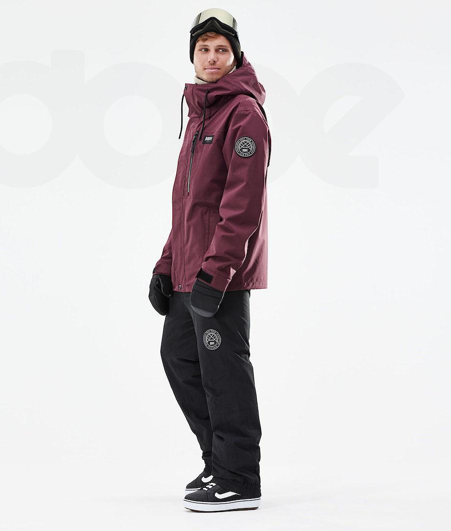 Dope Blizzard Full Zip 2021 Snowboardjacken Herren Bordeaux | CH2291YU