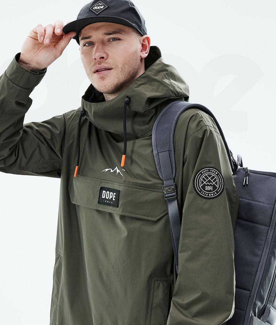 Dope Blizzard Light Outdoor-jacken Herren Olivgrün Grün | CH2380BC