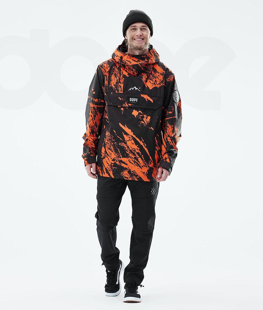 Dope Blizzard Light Paint Outdoor-jacken Herren Orange | CH2377QZ