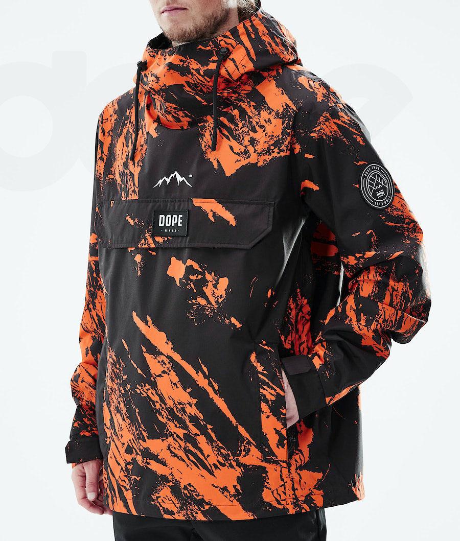 Dope Blizzard Light Paint Outdoor-jacken Herren Orange | CH2377QZ