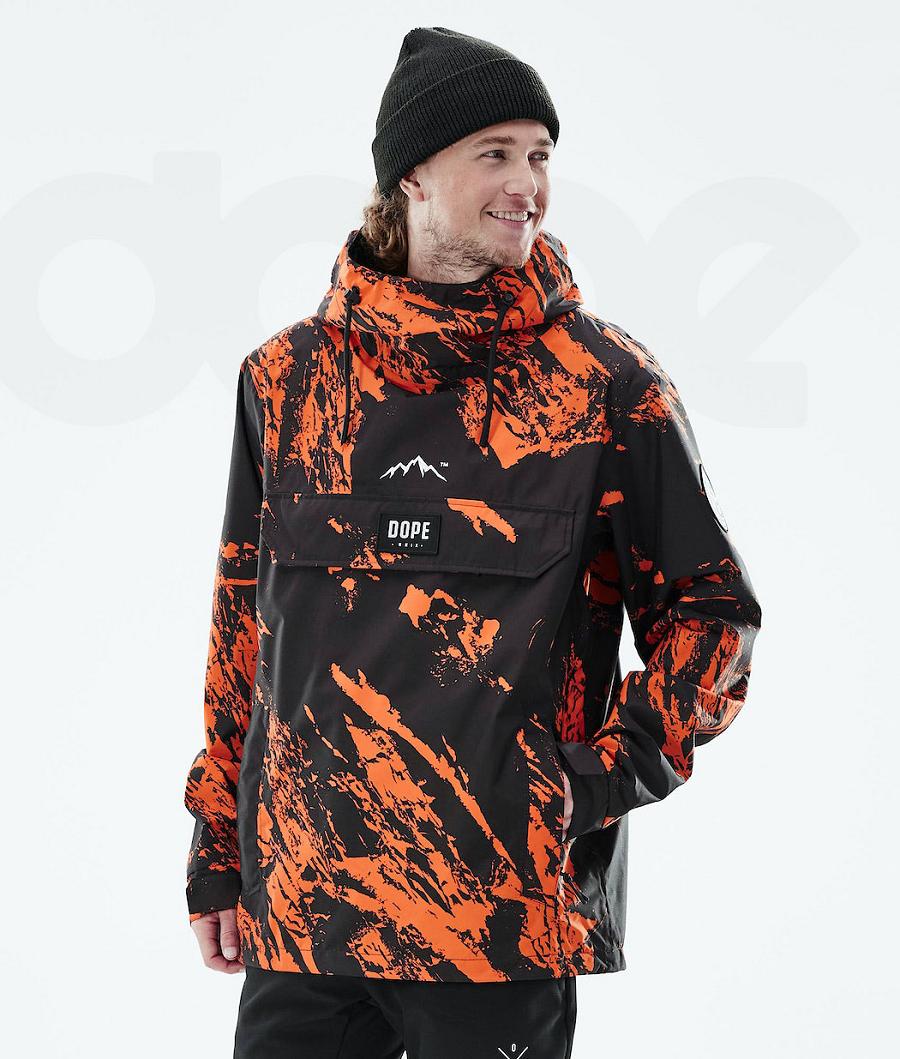 Dope Blizzard Light Paint Outdoor-jacken Herren Orange | CH2377QZ