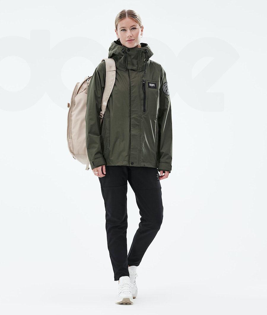 Dope Blizzard Light W Full Zip Outdoor-jacken Damen Olivgrün Grün | CH1347BC