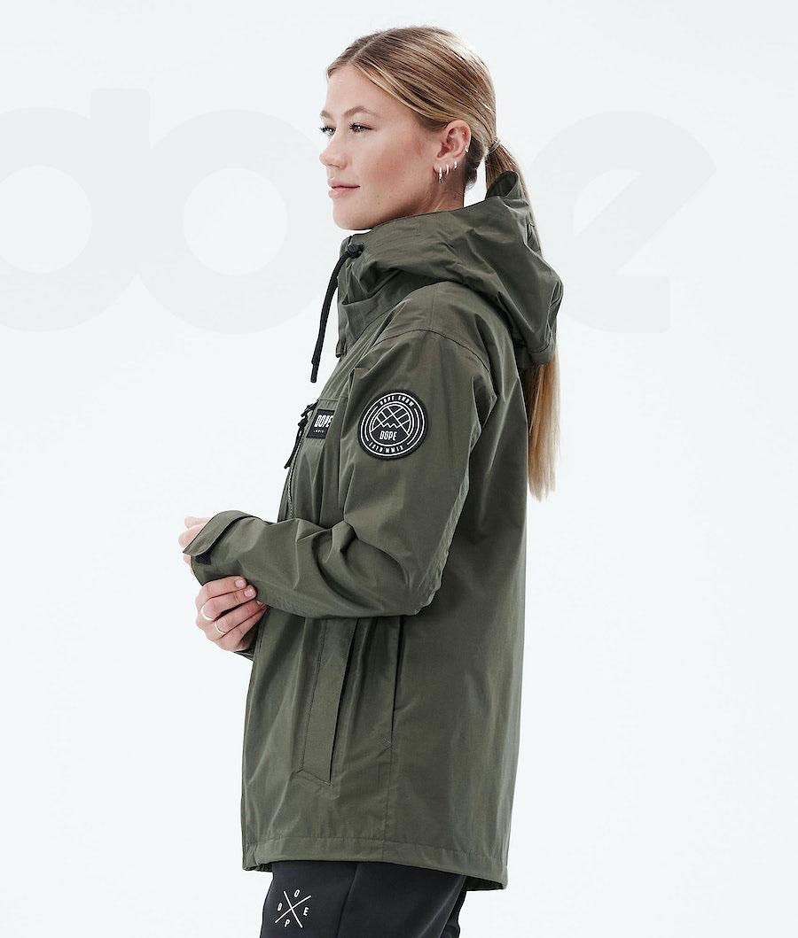 Dope Blizzard Light W Full Zip Outdoor-jacken Damen Olivgrün Grün | CH1347BC