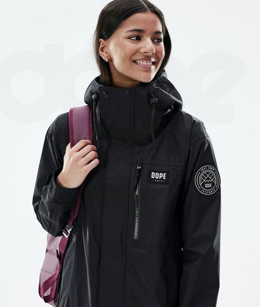 Dope Blizzard Light W Full Zip Outdoor-jacken Damen Schwarz | CH1348NB