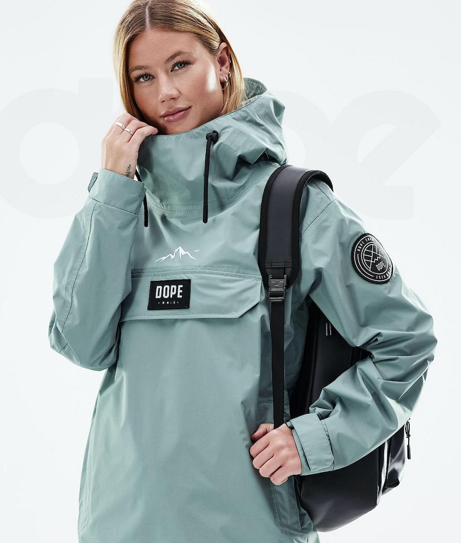 Dope Blizzard Light W Outdoor-jacken Damen Grün | CH1350QZ