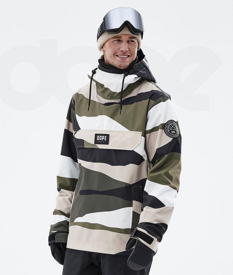 Dope Blizzard Shards Snowboardjacken Herren Braun Olivgrün | CH2286QZ