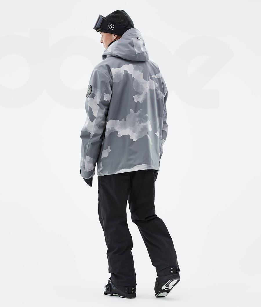 Dope Blizzard Skijacken Herren Grau Camouflage | CH2167SO